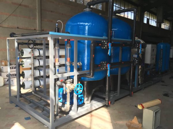 دستگاه تصفیه آب صنعتی 500.000 لیتر