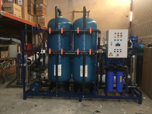 دستگاه تصفیه آب صنعتی 50.000 لیتر